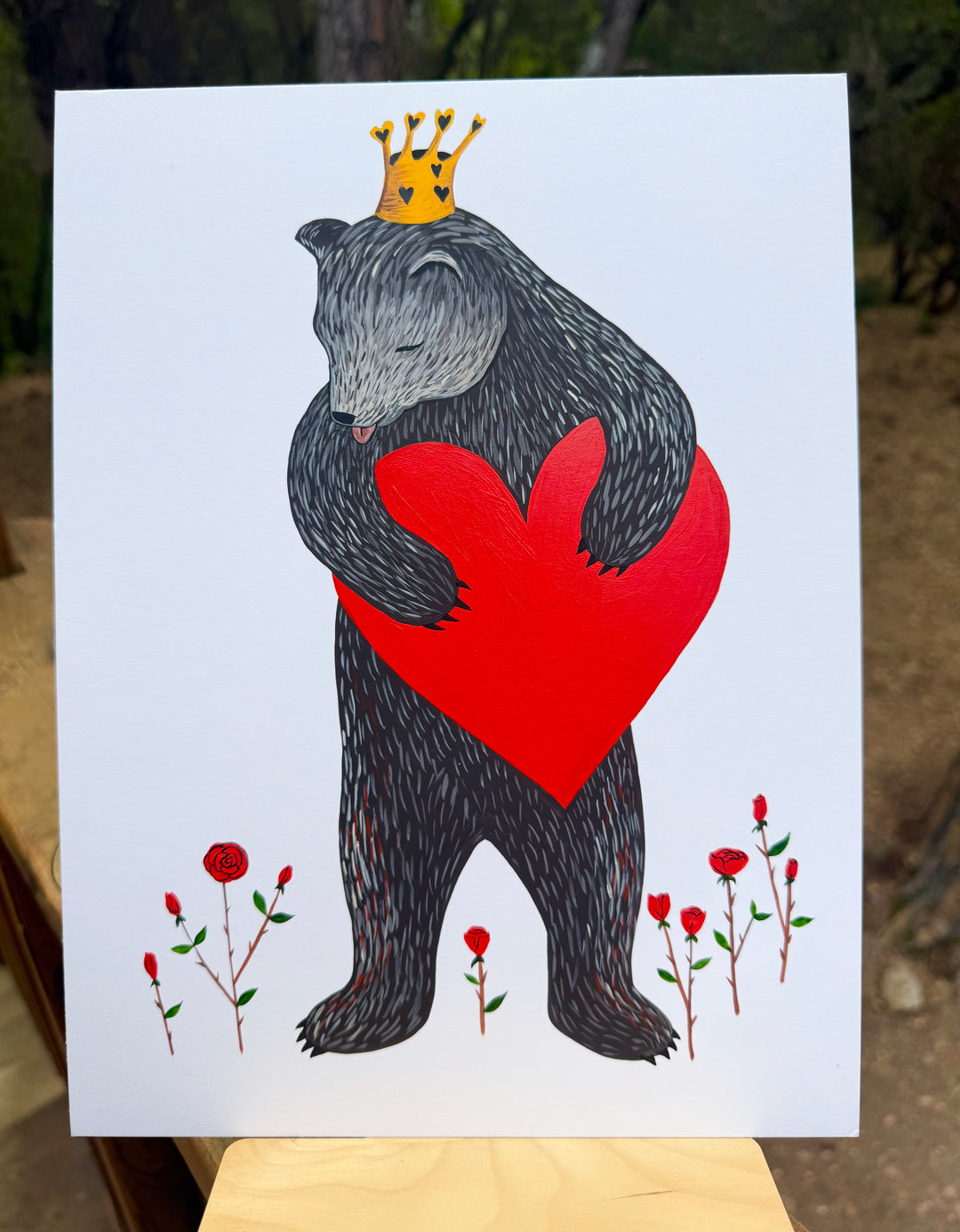 Queen of Hearts Painting