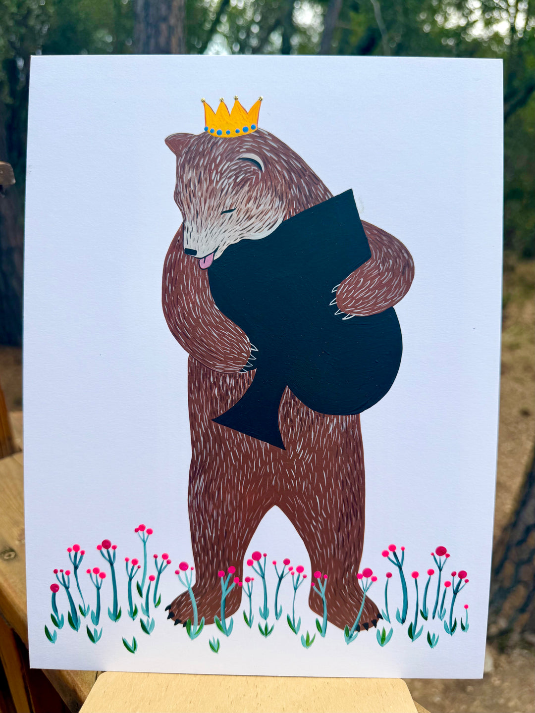 Queen of Spades Painting