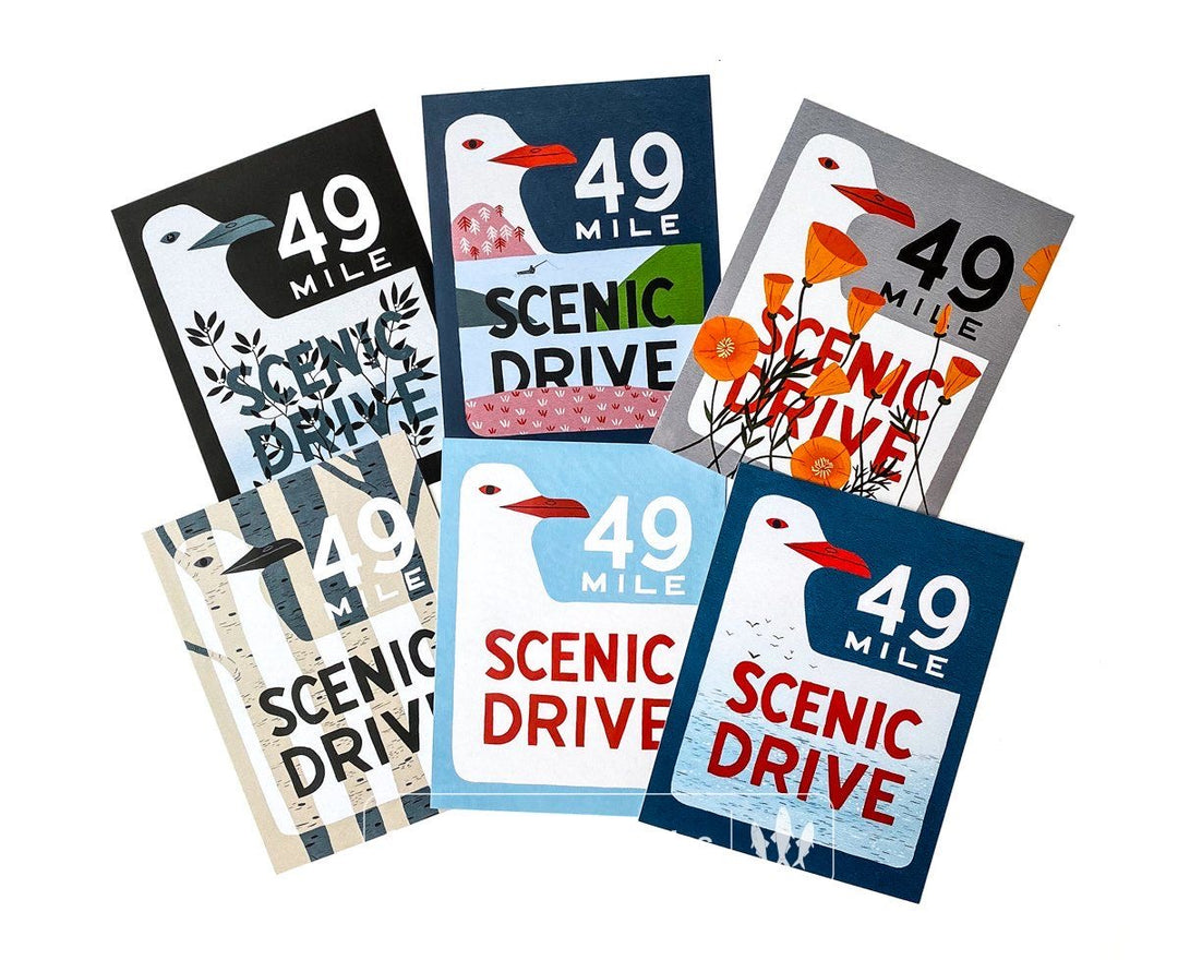 49 Mile Scenic Drive Postcard Set