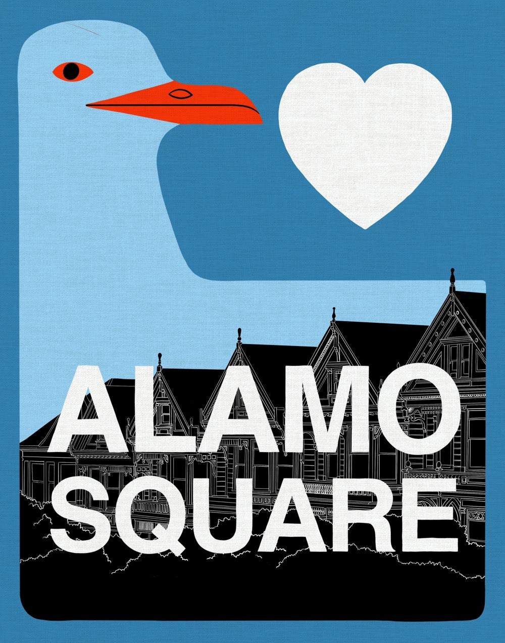 Alamo Square Print