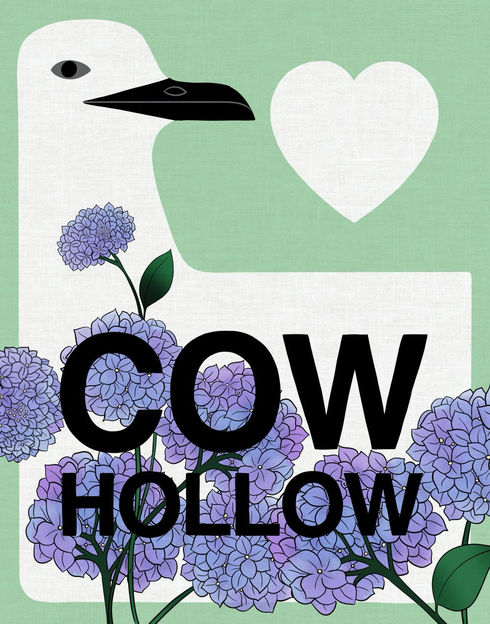 Cow Hollow Print