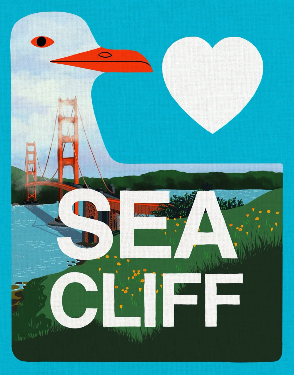 Sea Cliff Print