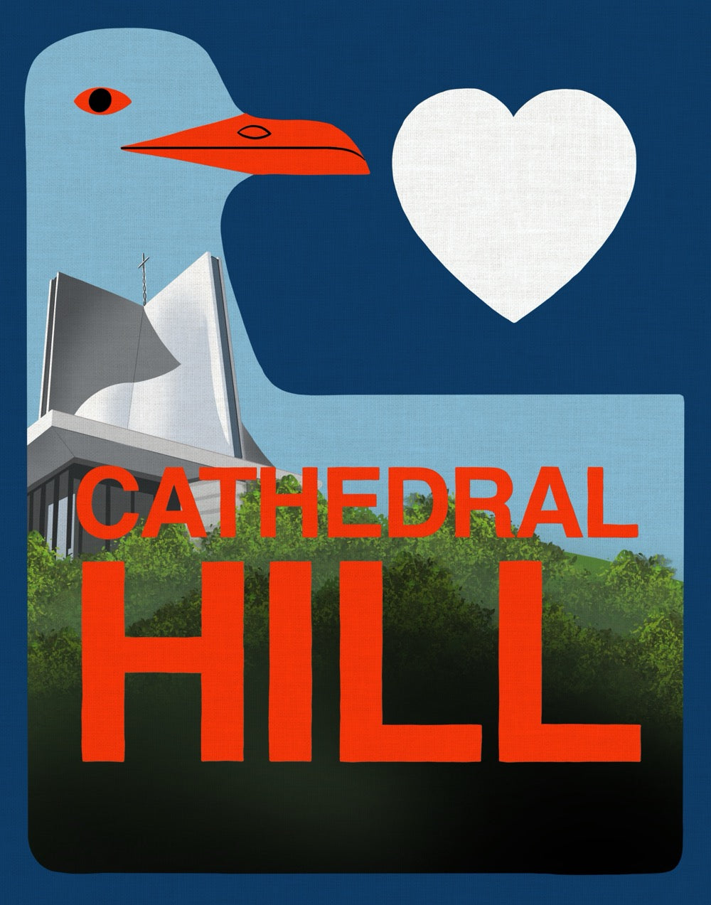 Cathedral Hill Print