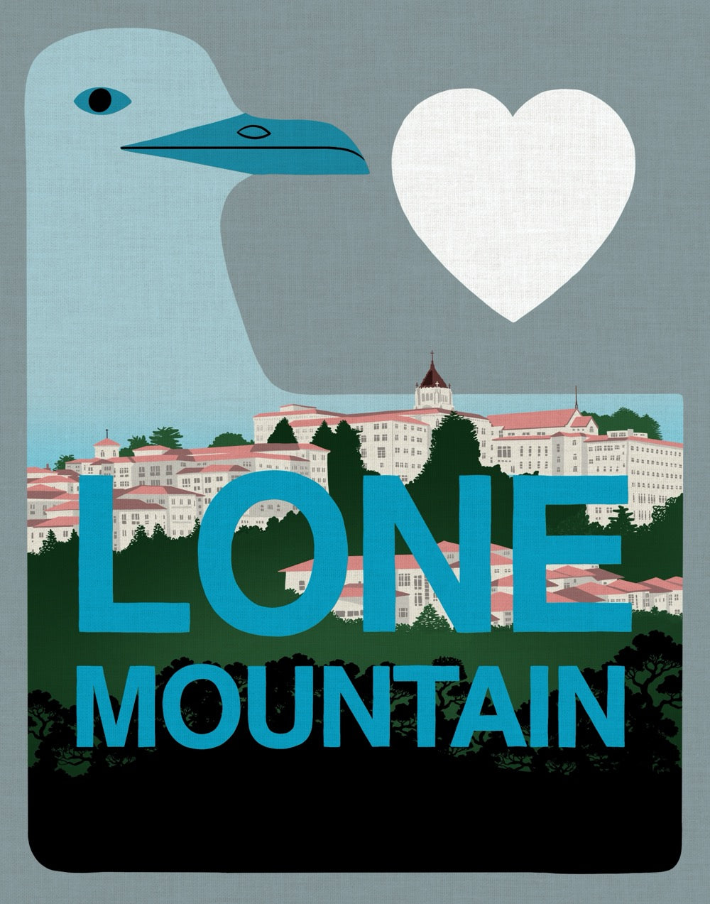 Lone Mountain Print