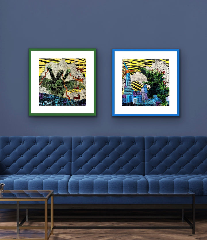 Godzilla Digital Print