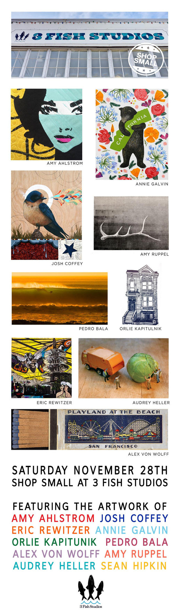 Come Celebrate Small Business Saturday! November 28th, 2015
