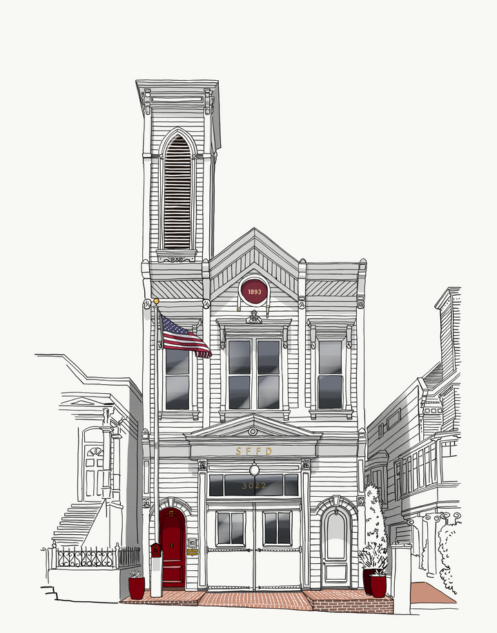 Custom House Portrait Deposit
