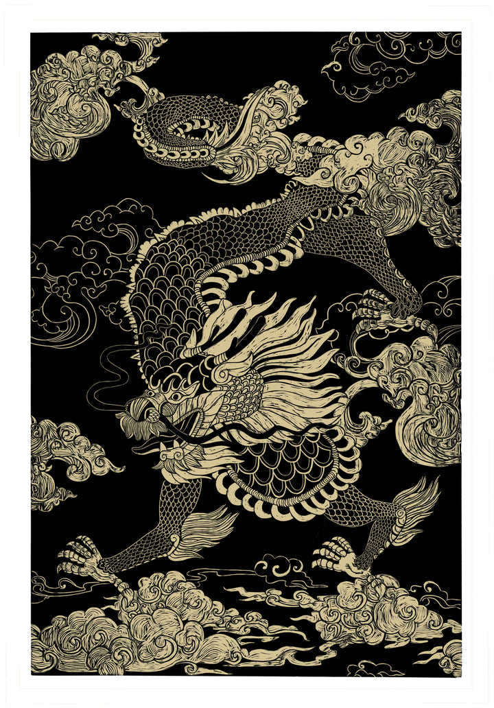 Cloud Dragon Digital Print