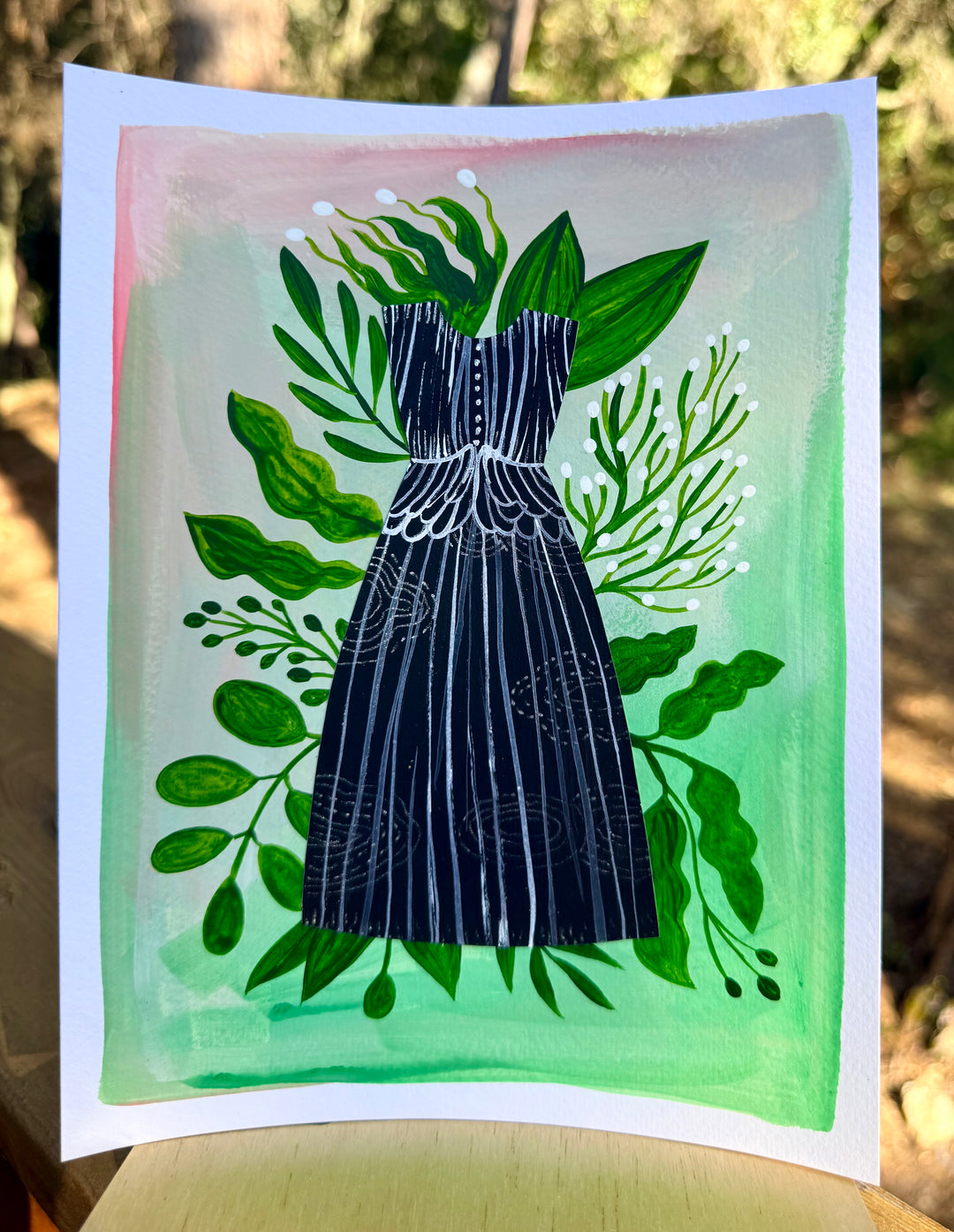 Botanical Dress Doodle