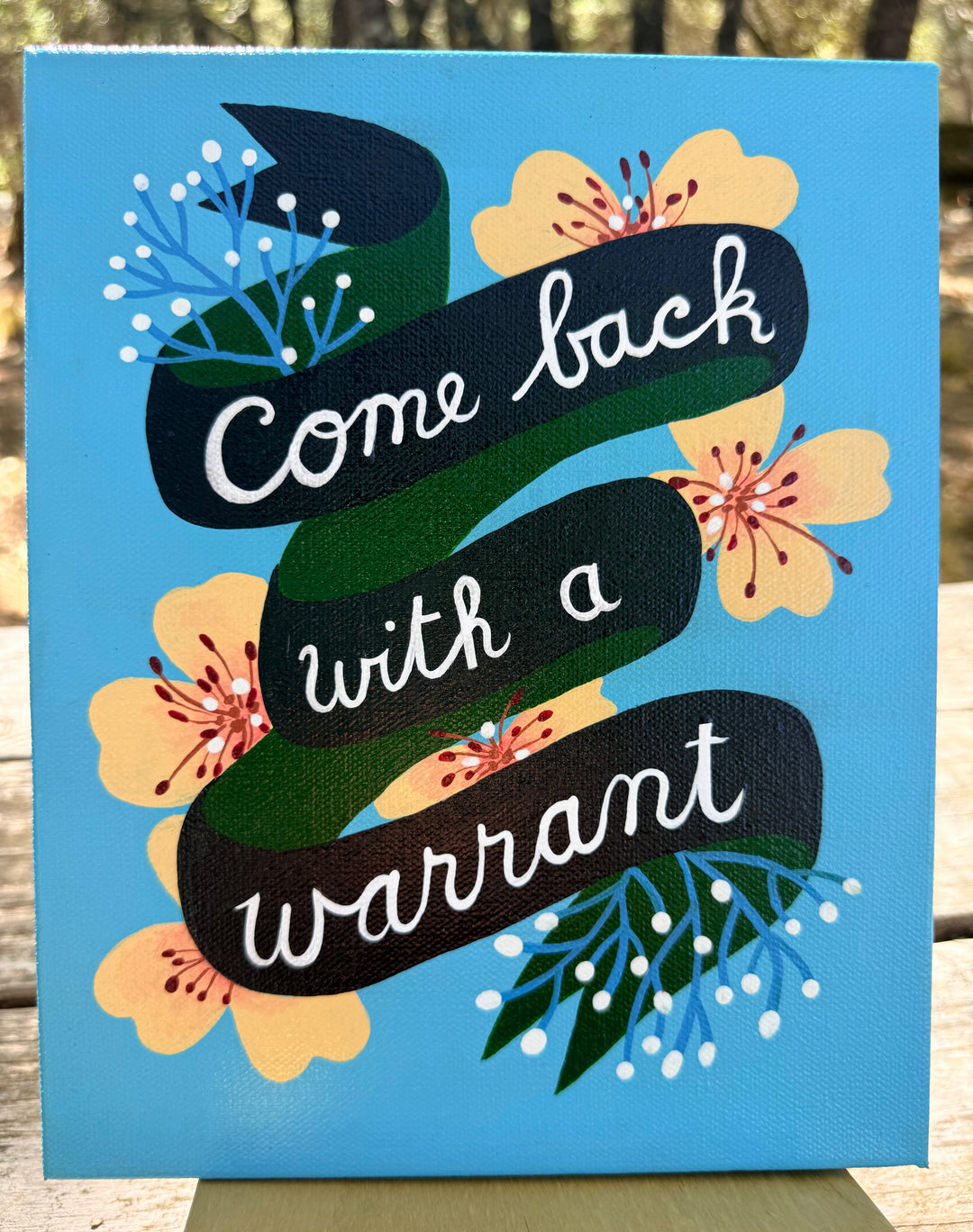 “Warrant” Original Painting