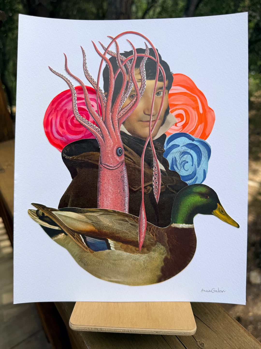“The Collector of Curiosities” Original Collage