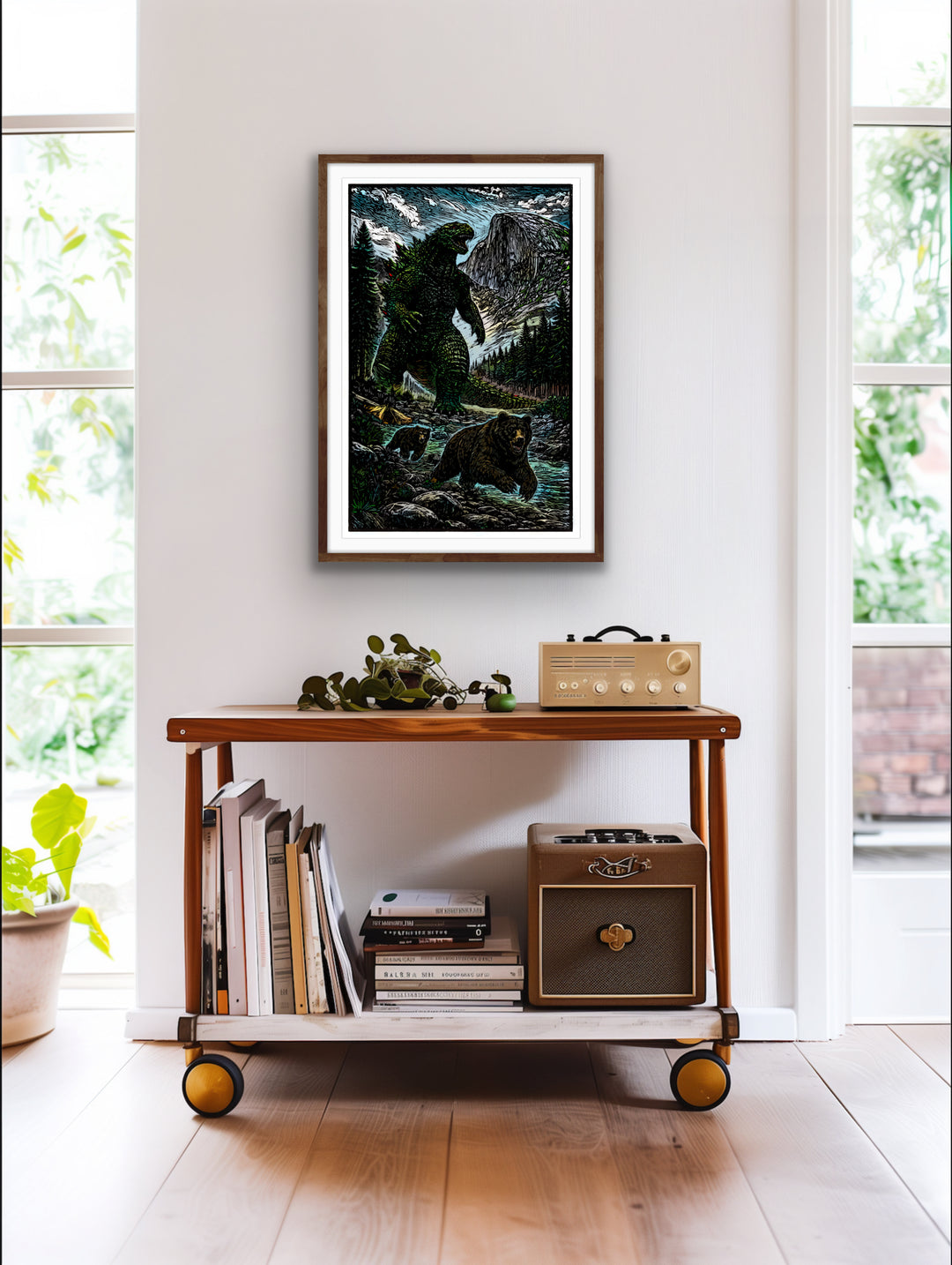 "A Walk in the Park" Digital Print