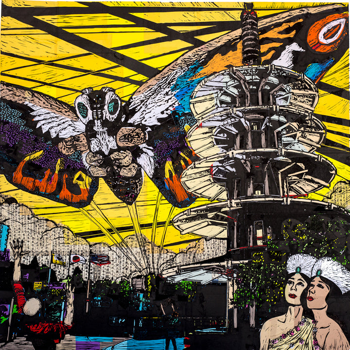Mothra Digital Print