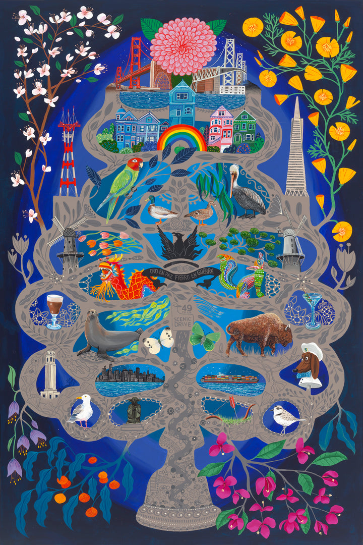 "Tree of Life: San Francisco" Print