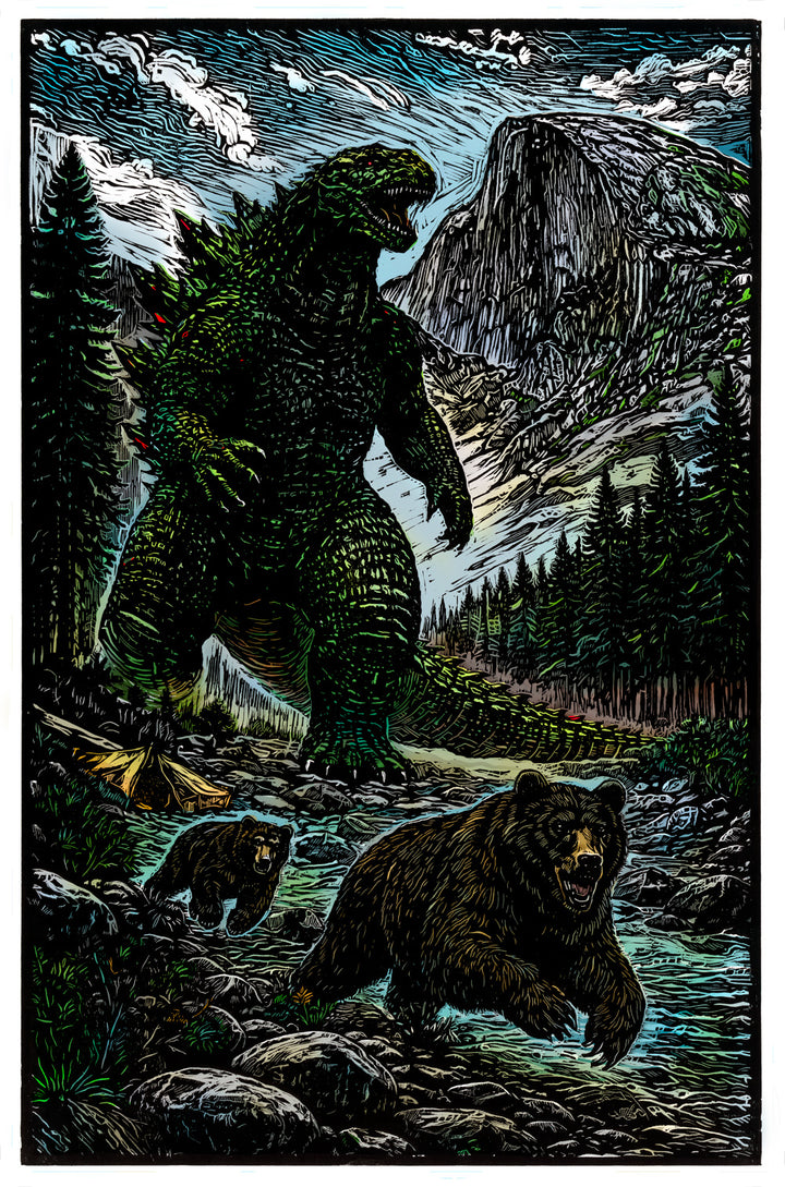 "A Walk in the Park" Digital Print