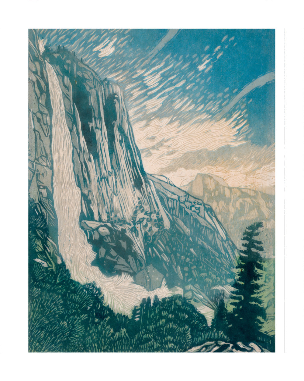 Yosemite Falls Digital Print