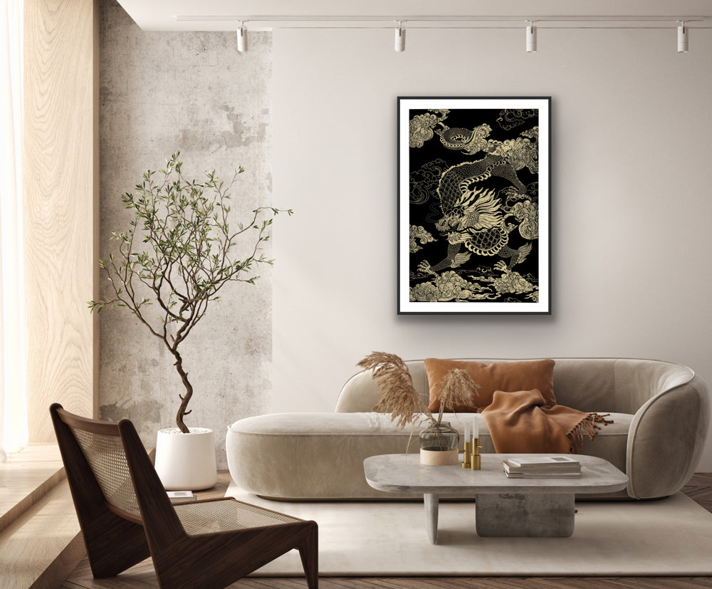 Cloud Dragon Digital Print