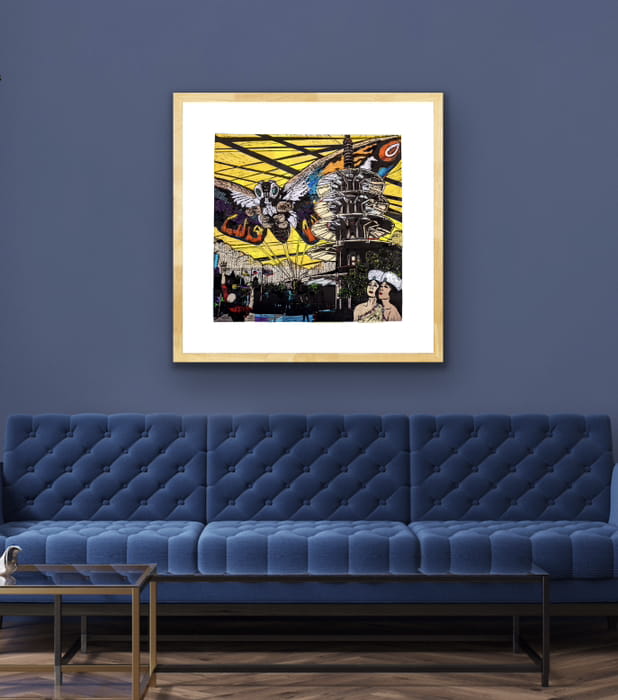 Mothra Print - Original, Affordable Artwork – 3 Fish Studios