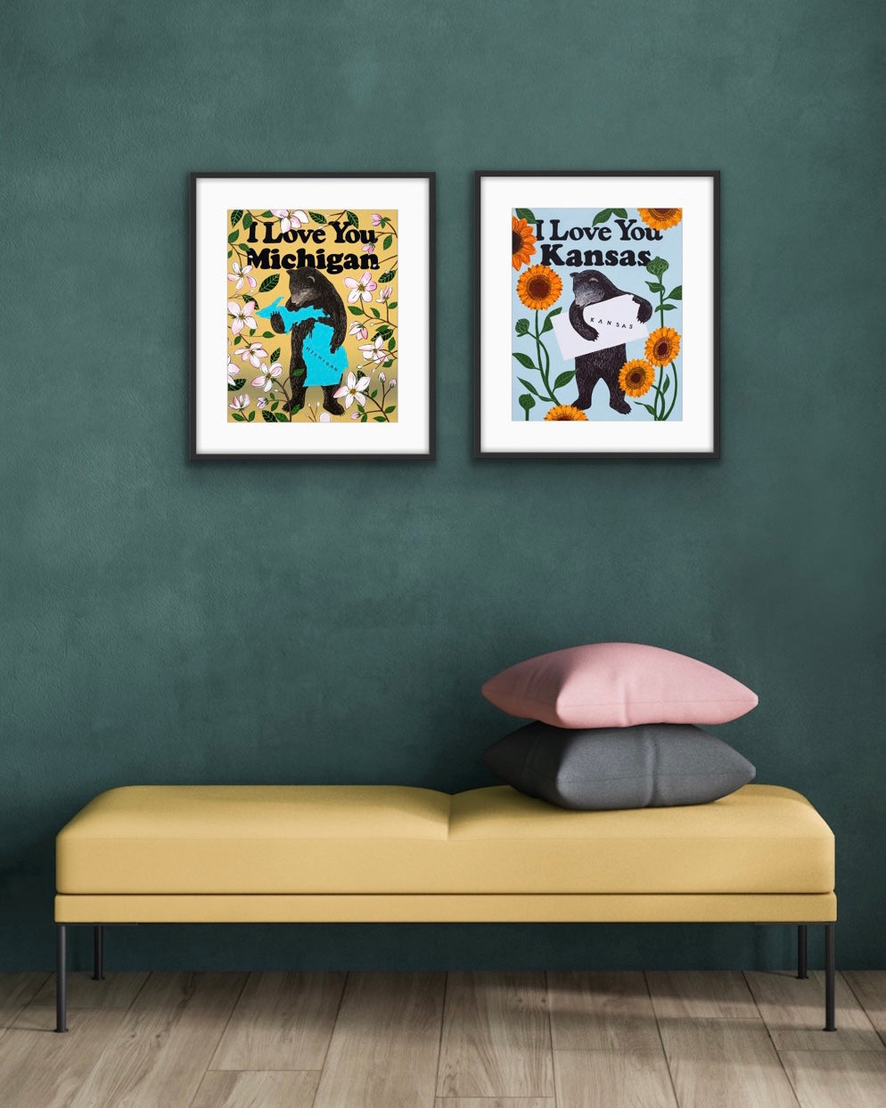 "I Love You Michigan" Print