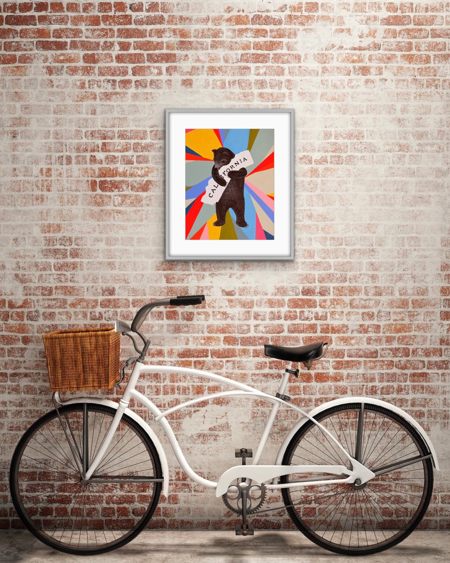 Prism Bear Print — Affordable Art – 3 Fish Studios