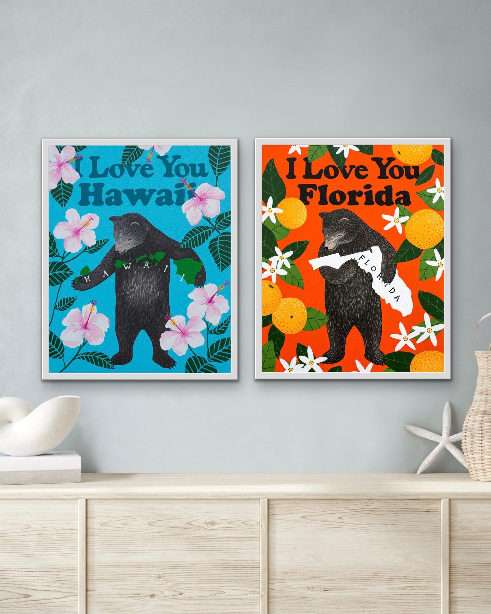 絵画「halu 」 Hawaii – 3 Fish Studios