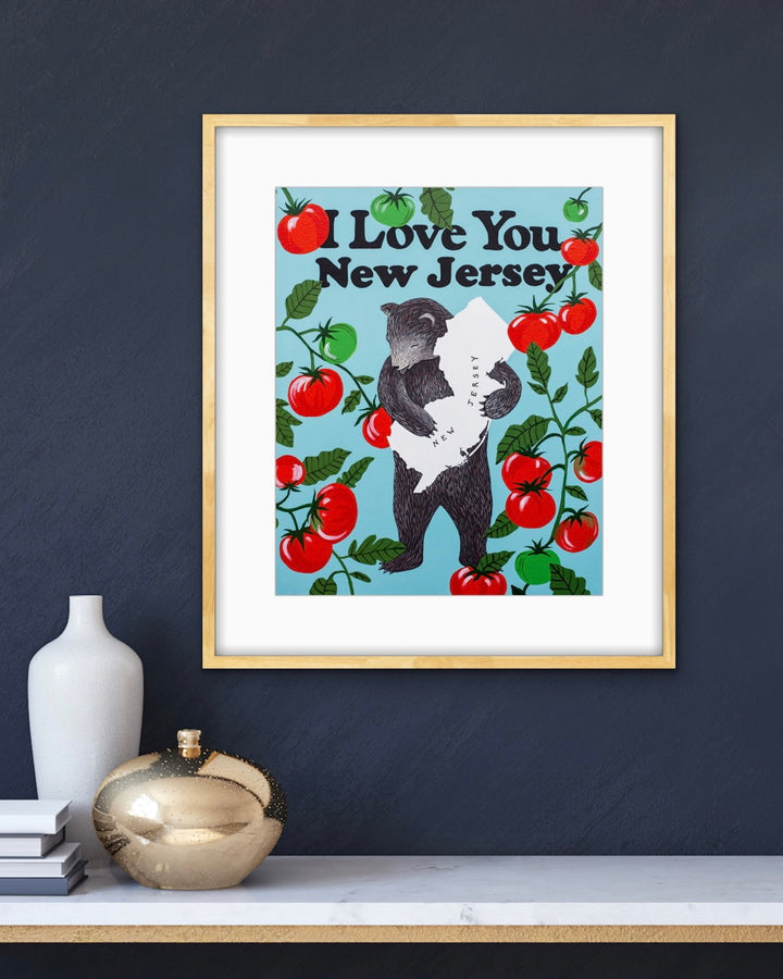 "I Love You New Jersey" Print