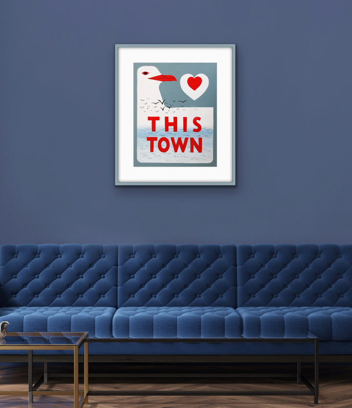 "Love This Town" Print