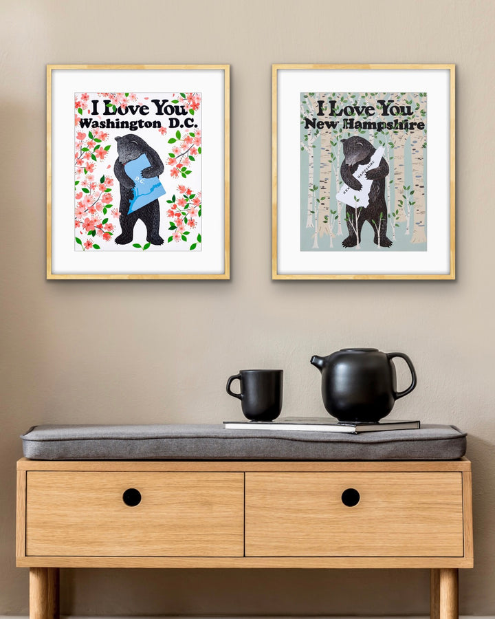 "I Love You Washington D.C." Print