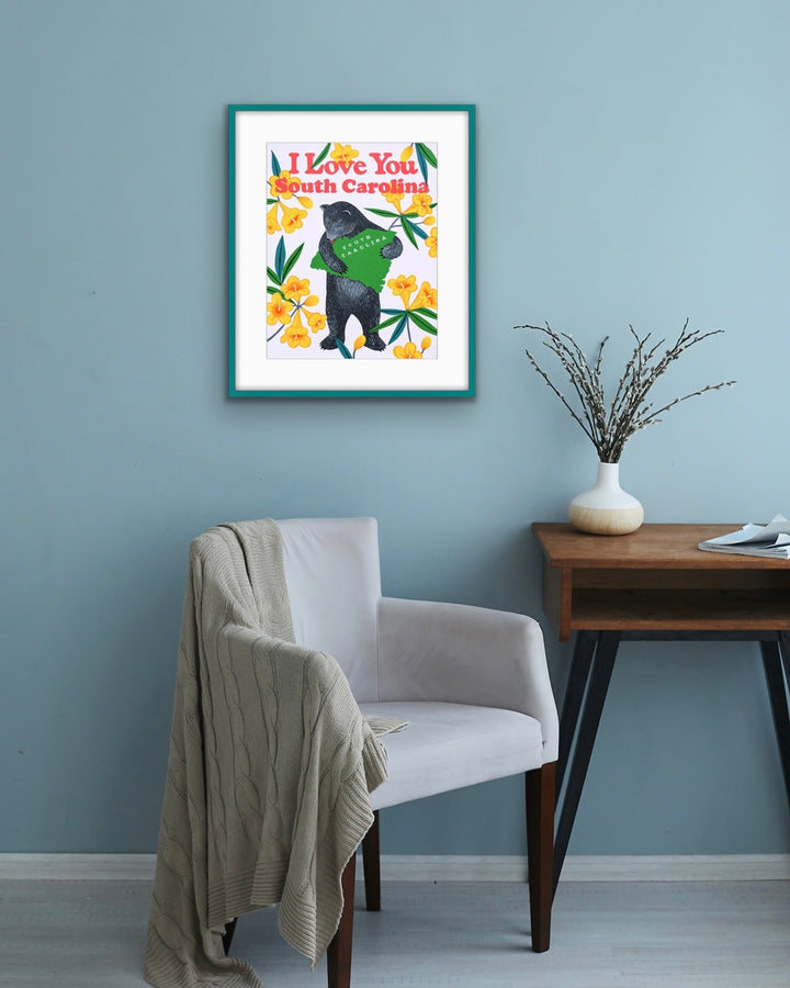 "I Love You South Carolina" Print