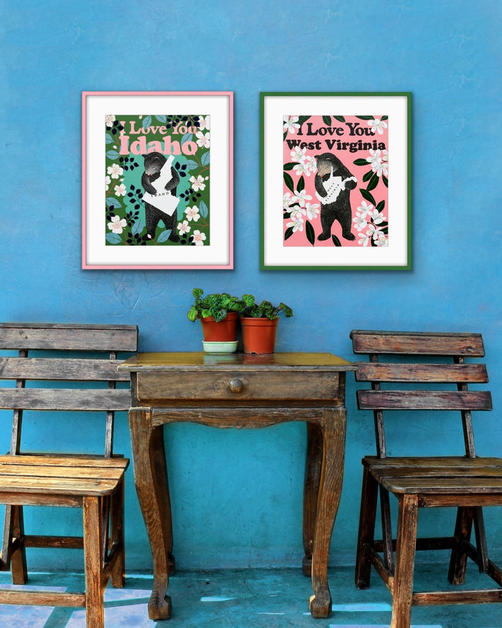 "I Love You West Virginia" Print