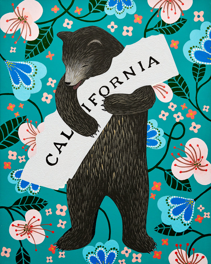 "I Love You California" Blossom Print
