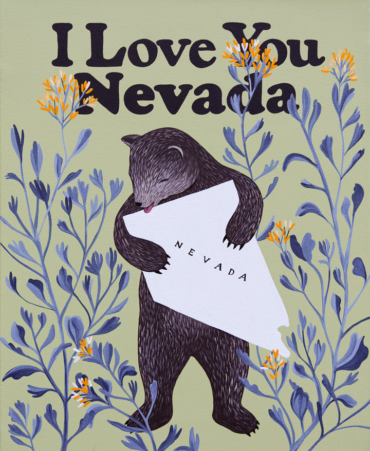 "I Love You Nevada" Print