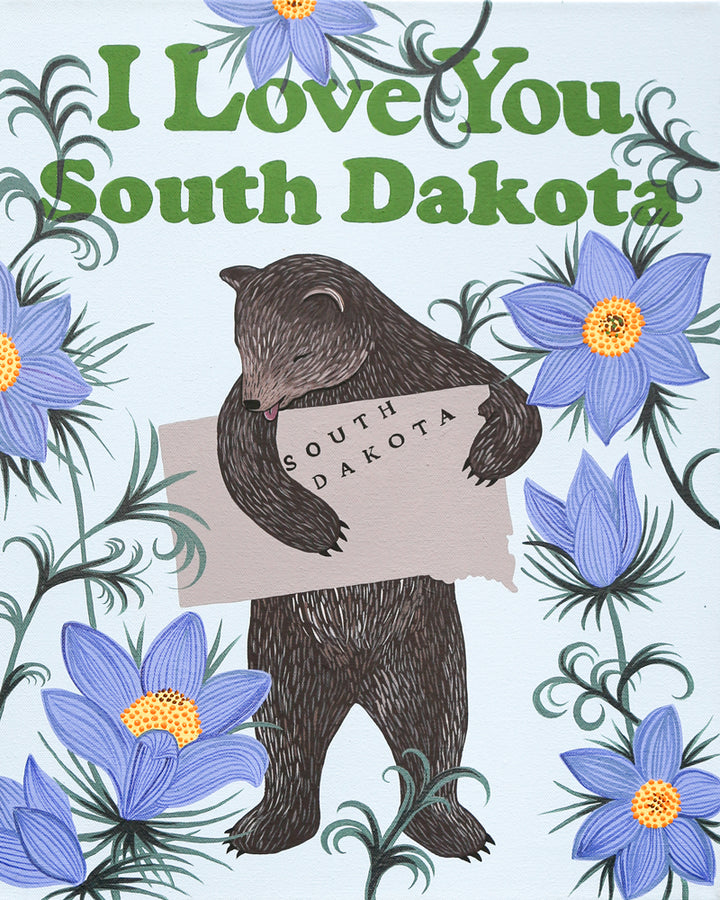 "I Love You South Dakota" Print